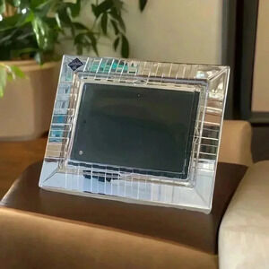 Edinburgh Crystal Large Crystal Photograph Frame Picture 5X7" Wedding Gift VTG